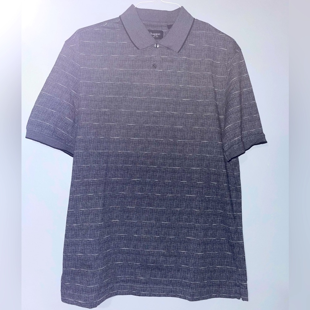 🚙Haggar Blue Polo Shirt Classic Design